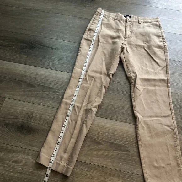 H&M Khaki Skinny Jeans Ankle Crop Womens Size 32R - Picture 3 of 11